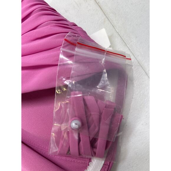 Strapless Empire Waist Chiffon Gown in Orchid Pink
Dessy Collection - Picture 8 of 10